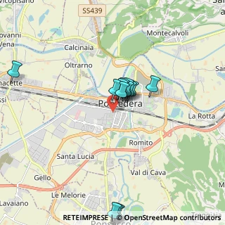 Mappa Via Fosso Vecchio, 56025 Pontedera PI, Italia (1.80154)