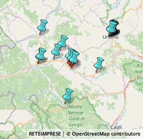 Mappa Localita Cal Franco, 61049 Urbania PU, Italia (7.699)