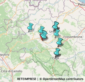 Mappa Localita Cal Franco, 61049 Urbania PU, Italia (9.81)