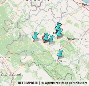 Mappa Localita Cal Franco, 61049 Urbania PU, Italia (8.675)