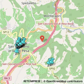 Mappa Via Giuseppe Toniolo, 50026 San Casciano In Val di Pesa FI, Italia (1.2955)