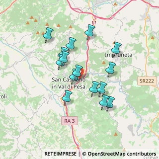 Mappa Via Giuseppe Toniolo, 50026 San Casciano In Val di Pesa FI, Italia (3.192)