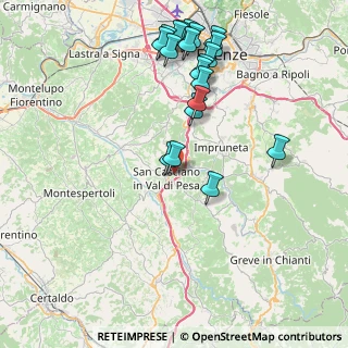 Mappa Via Decimo, 50026 San Casciano in Val di Pesa FI, Italia (9.0115)