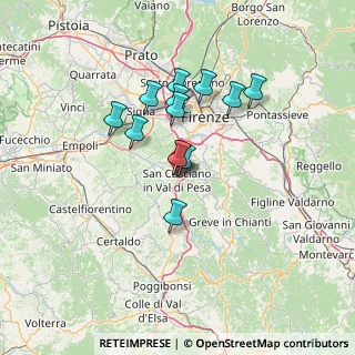Mappa Via Palmiro Togliatti, 50026 San Casciano in Val di pesa FI, Italia (10.82154)