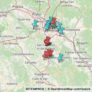 Mappa Via Palmiro Togliatti, 50026 San Casciano in Val di pesa FI, Italia (11.12889)