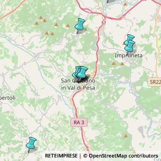 Mappa Via Palmiro Togliatti, 50026 San Casciano in Val di pesa FI, Italia (3.46455)