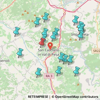 Mappa Via Palmiro Togliatti, 50026 San Casciano in Val di pesa FI, Italia (4.4205)