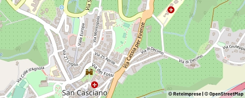 Mappa San Casciano in Val di Pesa