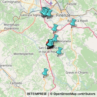 Mappa Via Palmiro Togliatti, 50026 San Casciano in Val di pesa FI, Italia (6.9695)