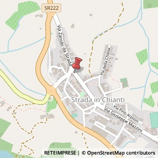 Mappa Via Corso del Popolo,  36, 50022 Greve in Chianti, Firenze (Toscana)