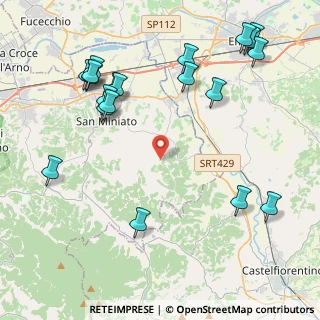 Mappa Via San Quintino, 56028 San Miniato PI, Italia (5.3665)