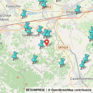 Mappa Via San Quintino, 56028 San Miniato PI, Italia (6.088)