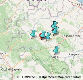 Mappa Via Ponte Vecchio, 61049 Urbania PU, Italia (8.75)