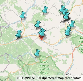 Mappa Via Ponte Vecchio, 61049 Urbania PU, Italia (8.633)