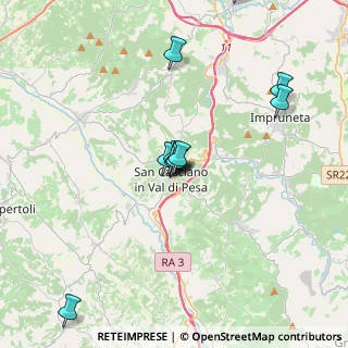 Mappa Via XXV Aprile, 50026 San Casciano In Val di Pesa FI, Italia (3.42727)