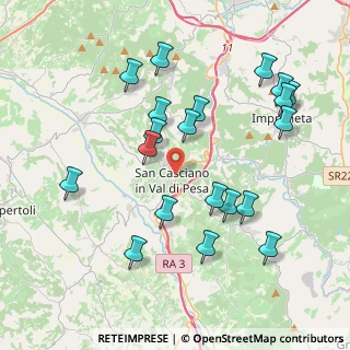 Mappa Via XXV Aprile, 50026 San Casciano In Val di Pesa FI, Italia (4.2655)