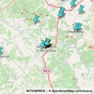 Mappa Via XXV Aprile, 50026 San Casciano In Val di Pesa FI, Italia (5.1115)