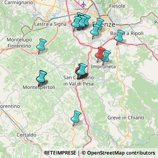 Mappa Via XXV Aprile, 50026 San Casciano In Val di Pesa FI, Italia (7.8845)
