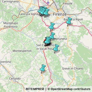 Mappa Via John Fitzgerald Kennedy, 50026 San Casciano in Val di Pesa FI, Italia (7.0095)
