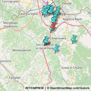 Mappa Via John Fitzgerald Kennedy, 50026 San Casciano in Val di Pesa FI, Italia (9.149)
