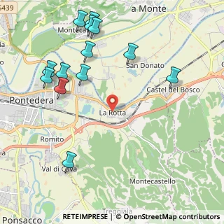 Mappa Via Piave, 56025 Pontedera PI, Italia (2.63231)