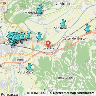 Mappa Via Piave, 56025 Pontedera PI, Italia (3.008)