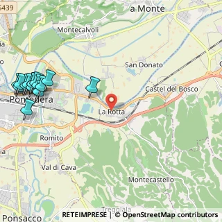 Mappa Via Piave, 56025 Pontedera PI, Italia (3.186)