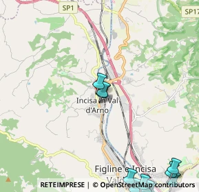 Mappa Via Olimpia, 50064 Figline e Incisa Valdarno FI, Italia (3.58786)