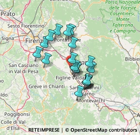 Mappa Via Olimpia, 50064 Figline e Incisa Valdarno FI, Italia (10.5815)