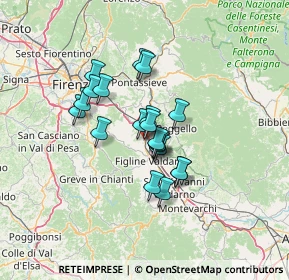 Mappa Via Olimpia, 50064 Figline e Incisa Valdarno FI, Italia (9.7745)