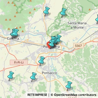 Mappa Piazza della Solidarietà, 56025 Pontedera PI, Italia (4.64125)