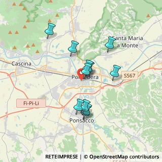 Mappa Piazza della Solidarietà, 56025 Pontedera PI, Italia (3.11091)