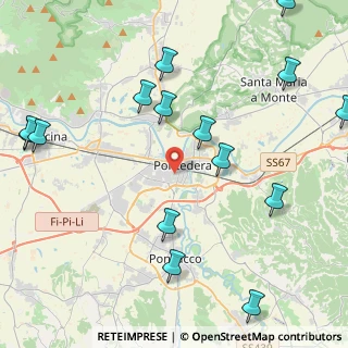 Mappa Piazza della Solidarietà, 56025 Pontedera PI, Italia (5.714)