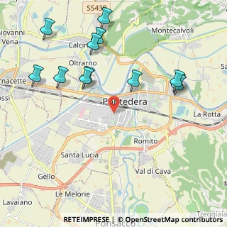 Mappa Piazza della Solidarietà, 56025 Pontedera PI, Italia (2.4475)