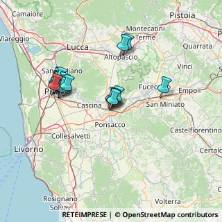Mappa Via U. della Bianca, 56025 Pontedera PI, Italia (14.6515)