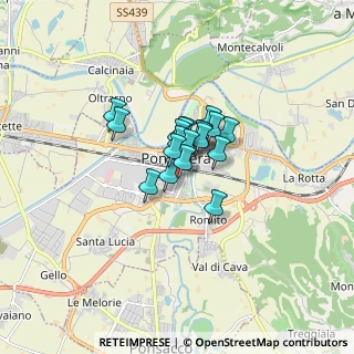 Mappa Via Vincenzo della Bianca, 56025 Pontedera PI, Italia (0.85737)
