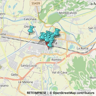Mappa Via Vincenzo della Bianca, 56025 Pontedera PI, Italia (0.77)