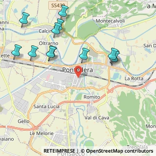 Mappa Via U. della Bianca, 56025 Pontedera PI, Italia (2.53)
