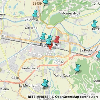 Mappa Via U. della Bianca, 56025 Pontedera PI, Italia (2.72917)