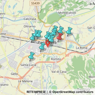 Mappa Via Vincenzo della Bianca, 56025 Pontedera PI, Italia (1.19538)