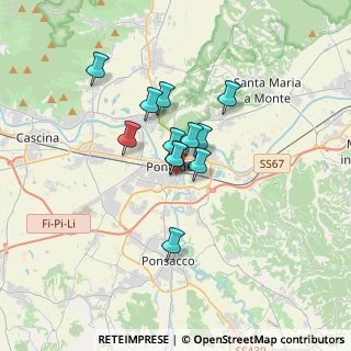 Mappa Via U. della Bianca, 56025 Pontedera PI, Italia (2.32)