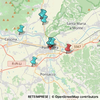 Mappa Via U. della Bianca, 56025 Pontedera PI, Italia (3.32727)