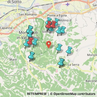 Mappa Via Montebicchieri, 56028 San Miniato PI, Italia (1.80455)