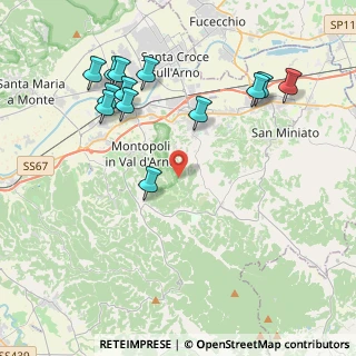 Mappa Via Montebicchieri, 56028 San Miniato PI, Italia (4.65769)