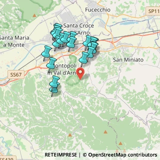 Mappa Via Montebicchieri, 56028 San Miniato PI, Italia (3.693)