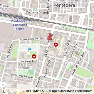 Mappa Via Roma, 162B, 56025 Pontedera, Pisa (Toscana)