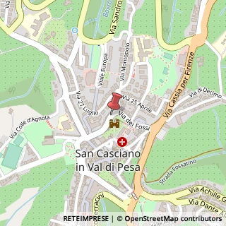 Mappa Via dei fossi 3, 50026 San Casciano in Val di Pesa, Firenze (Toscana)