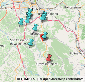 Mappa Strada In Chianti, 50022 Greve in Chianti FI, Italia (7.41235)