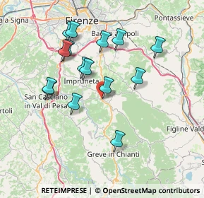 Mappa Strada In Chianti, 50022 Greve in Chianti FI, Italia (7.22133)