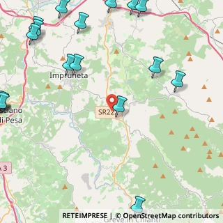 Mappa Via degli Ulivi, 50022 Greve in Chianti FI, Italia (7.249)